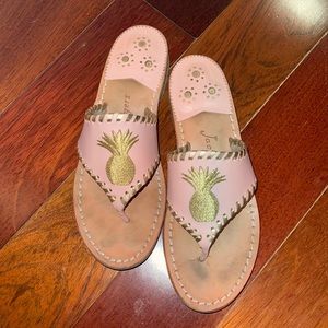 Gently worn Pineapple Jack Rogers sandals